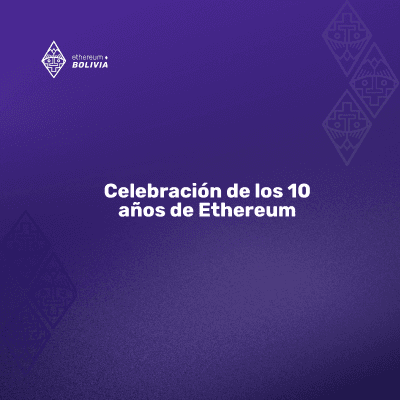Imagen del evento Celebración de los 10 años de Ethereum
